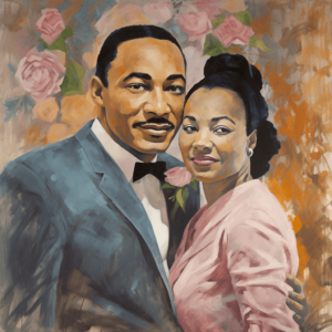 dr king with his wife coretta scott king